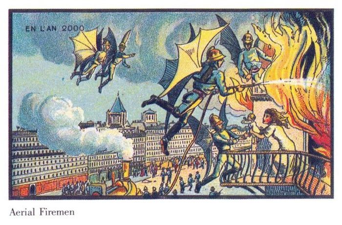 Рисунки 1910 года, отображающие будущее