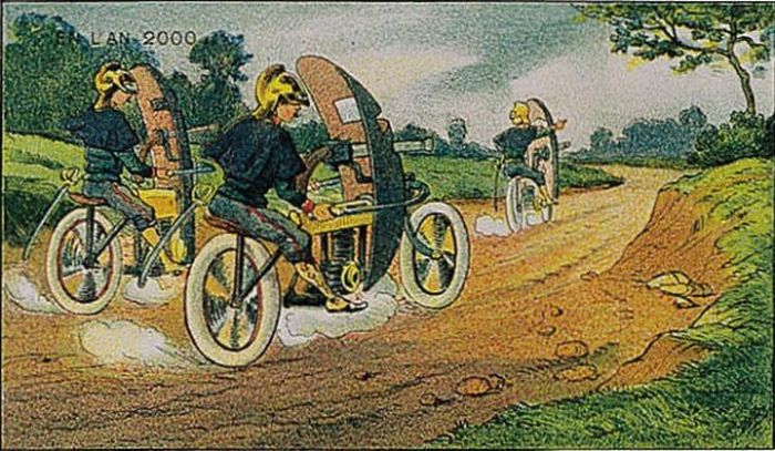Рисунки 1910 года, отображающие будущее