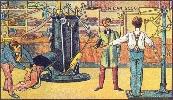 Рисунки 1910 года, отображающие будущее