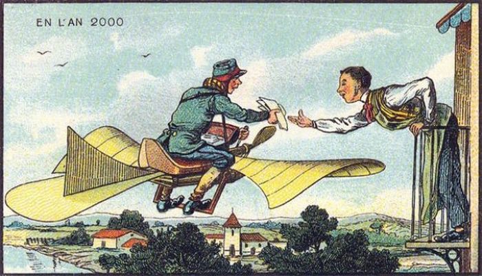 Рисунки 1910 года, отображающие будущее