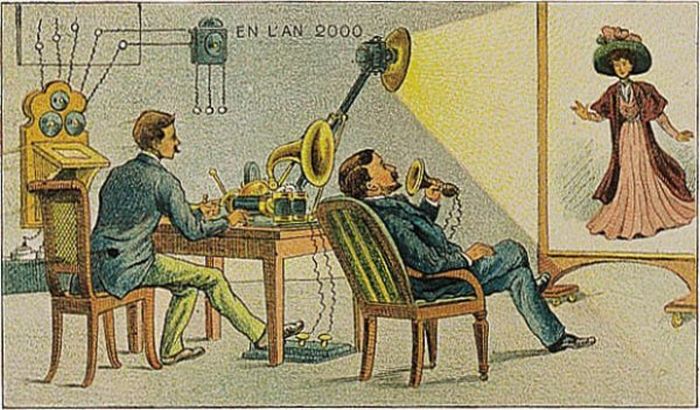 Рисунки 1910 года, отображающие будущее