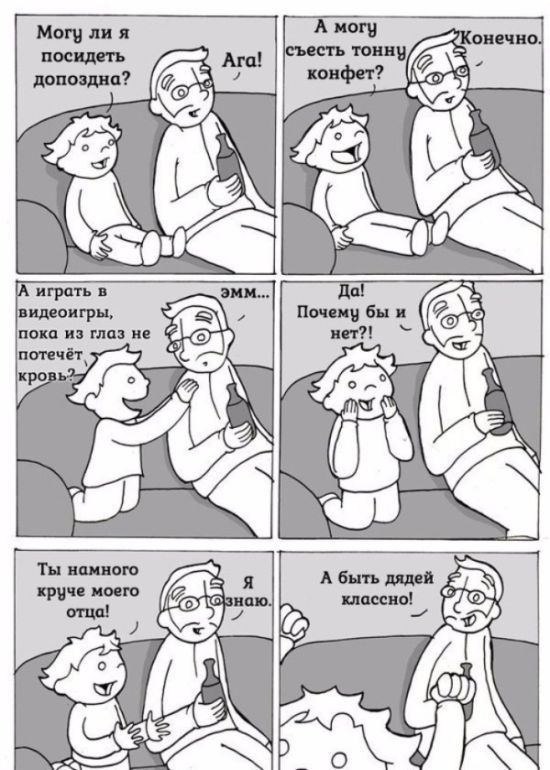 Смешные комиксы