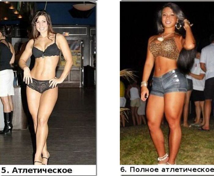 Типы женских фигур