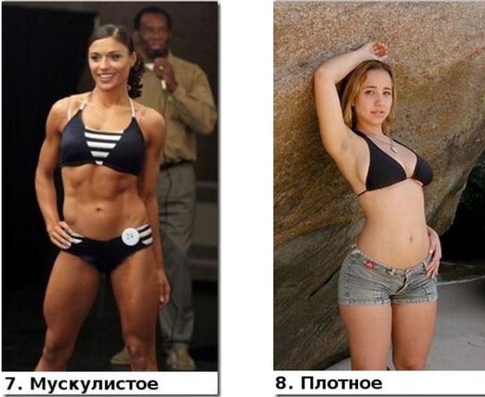 Типы женских фигур