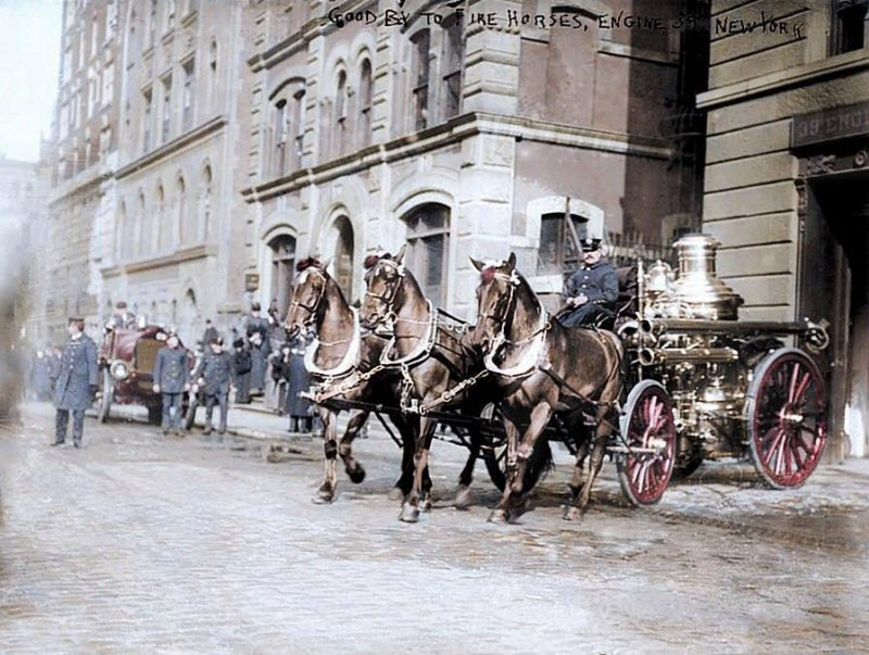 Раскрашенные снимки Нью-Йорка 1920-х годов