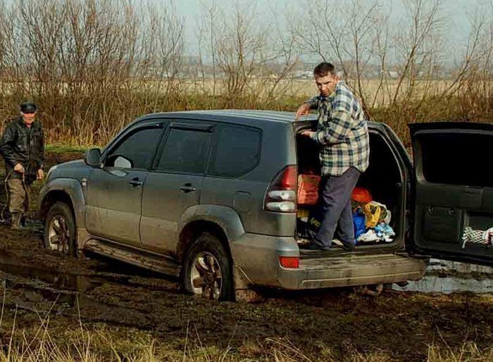 Land Cruiser застрял