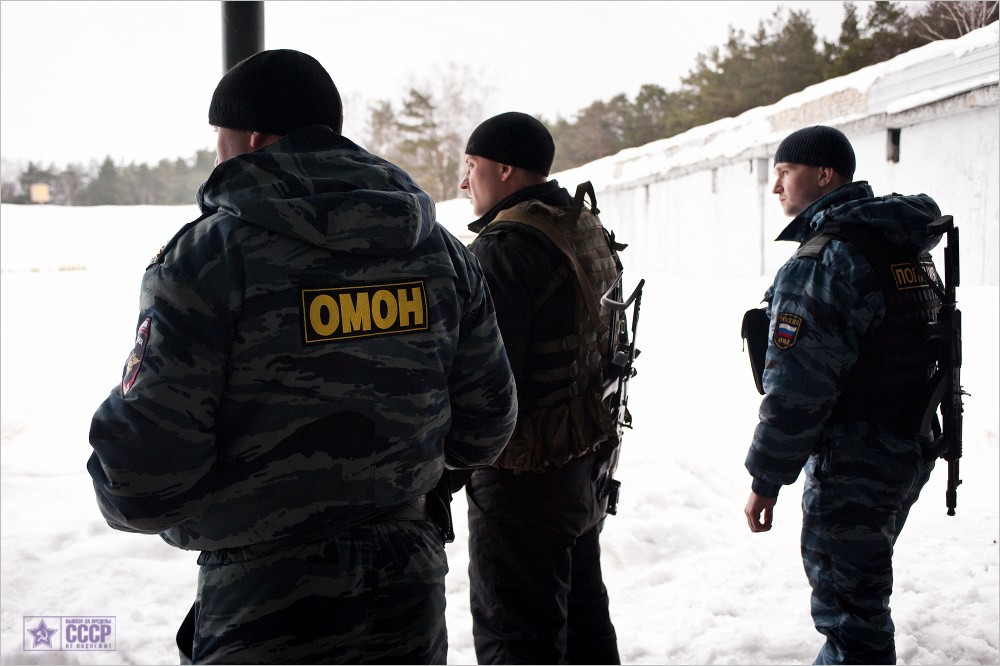 Московский ОМОН: один день на полигоне Московский ОМОН: один день на полигоне