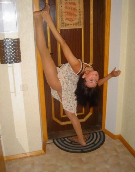 Домашний фотосет начинающей модели