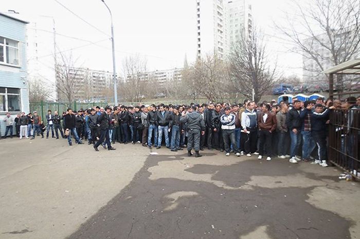 Как иностранцы получают разрешение на работу в Москве (14 фото)
