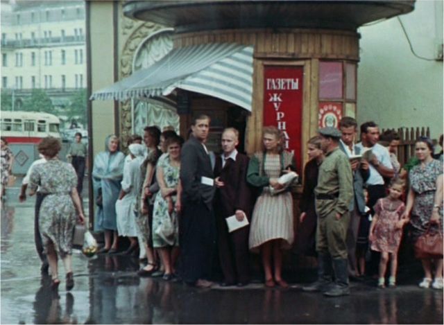 Советские люди: цветная кинохроника 1956 года