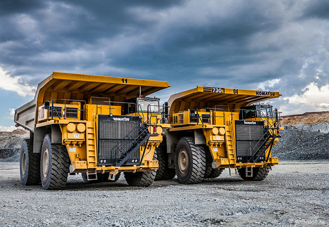 Механические монстры: самосвал Komatsu Механические монстры: самосвал Komatsu