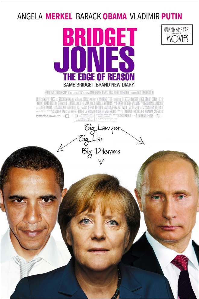 Меркель, Путин и Обама в роли героев известных кинофильмов