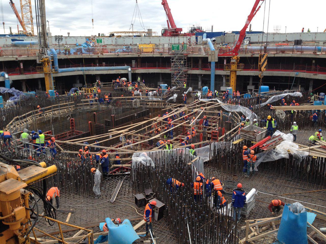 Стройка самого высокого небоскреба в Европе