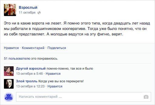 30 типов людей в фейсбуке 30 типов людей в фейсбуке