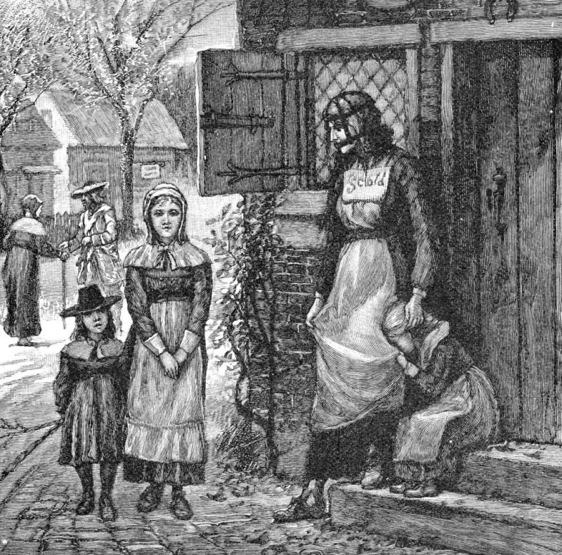Как в Средневековье наказывали сплетников Как в Средневековье наказывали сплетников