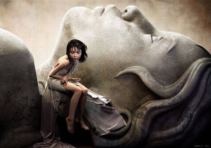 Классные картинки, нарисованные в 3D-редакторах