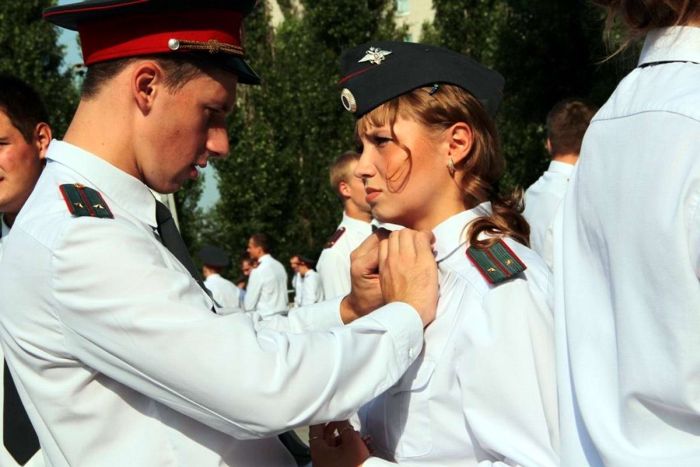 Девушки-полицейские в России