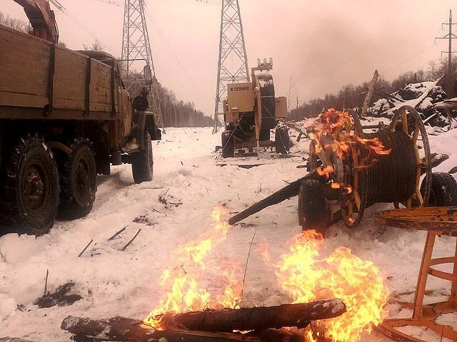 Непростая работа в суровых условиях