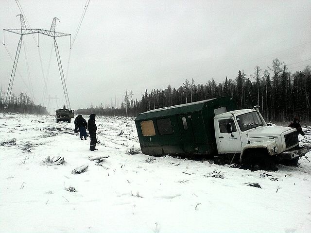 Непростая работа в суровых условиях