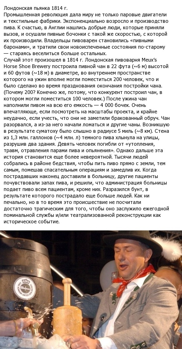 Исторические рекорды по теме "пьянства"