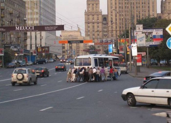 Фото, которые возможно было сделать только в России