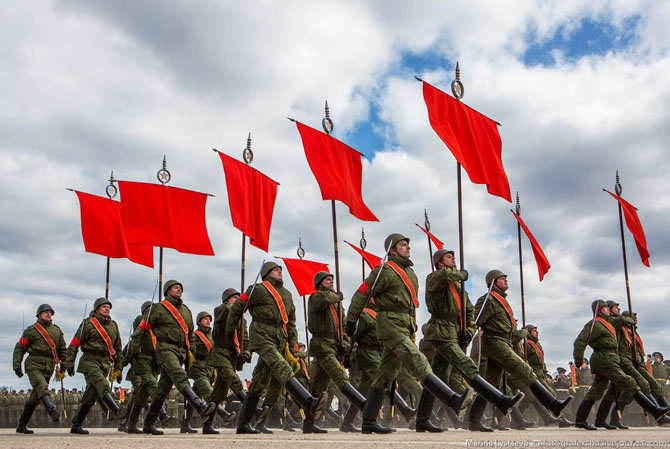 Наземная репетиция Парада Победы Наземная репетиция Парада Победы