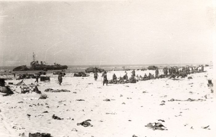 Французский город Дюнкерк после эвакуации 1940 года