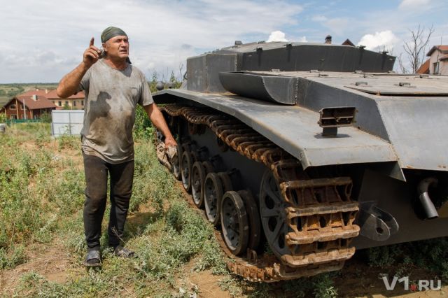 Житель Волгограда построил немецкую самоходку StuG III своими руками Житель Волгограда построил немецкую самоходку StuG III своими руками