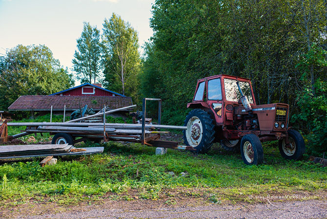 Старые автомобили на улицах финских городов Старые автомобили на улицах финских городов