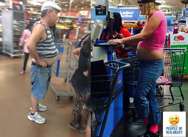 Экстравагантные покупатели Walmart