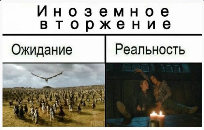 Шутки и мемы для любителей сериала «Игра престолов»