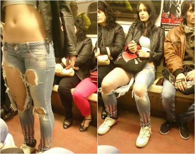 Модницы и модники из метрополитена