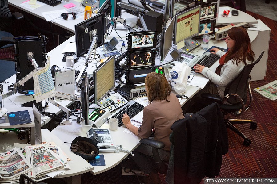 Офис медиакорпорации BBC в Лондоне