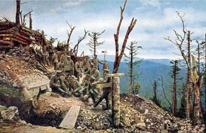 Первая мировая на цветных снимках