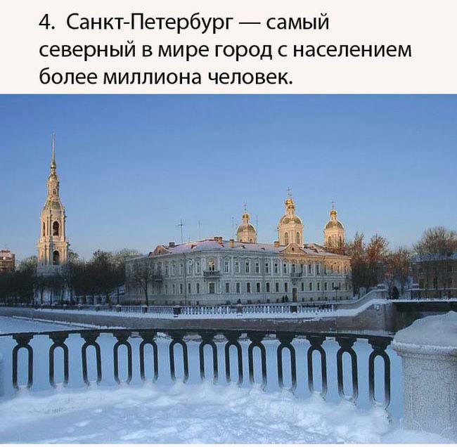 Интересные факты о России