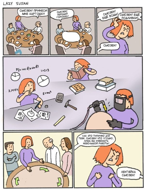 Смешные комиксы