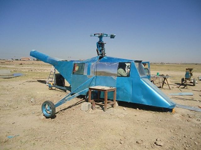 Самодельный вертолет из Ирака