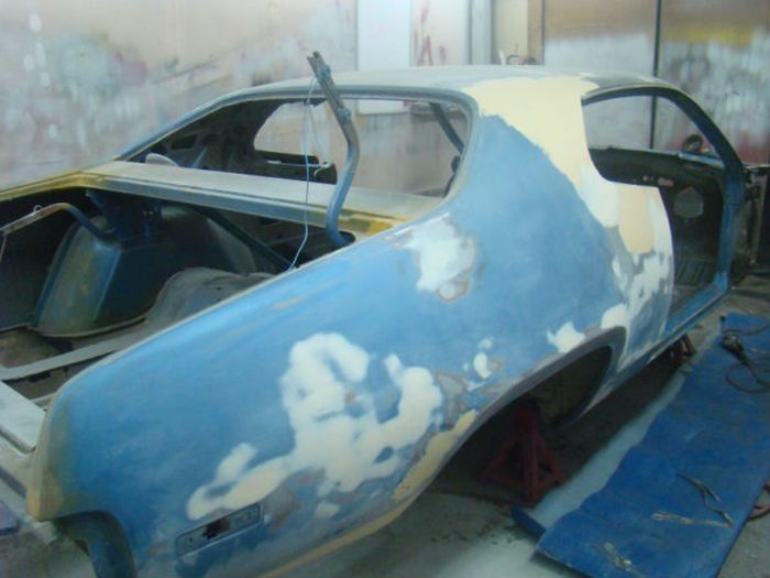 Фотоотчет о реставрации маслкара Plymouth Roadrunner 1971 года
