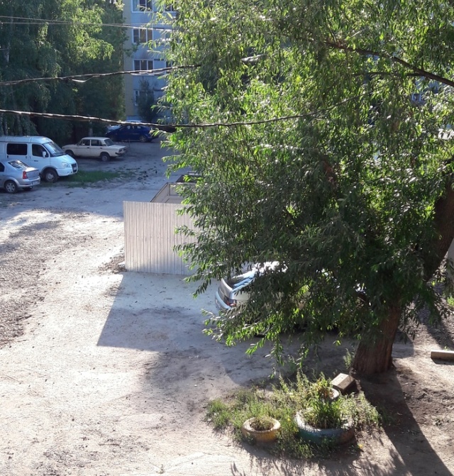 Реакция городских властей на свалку мусора во дворе