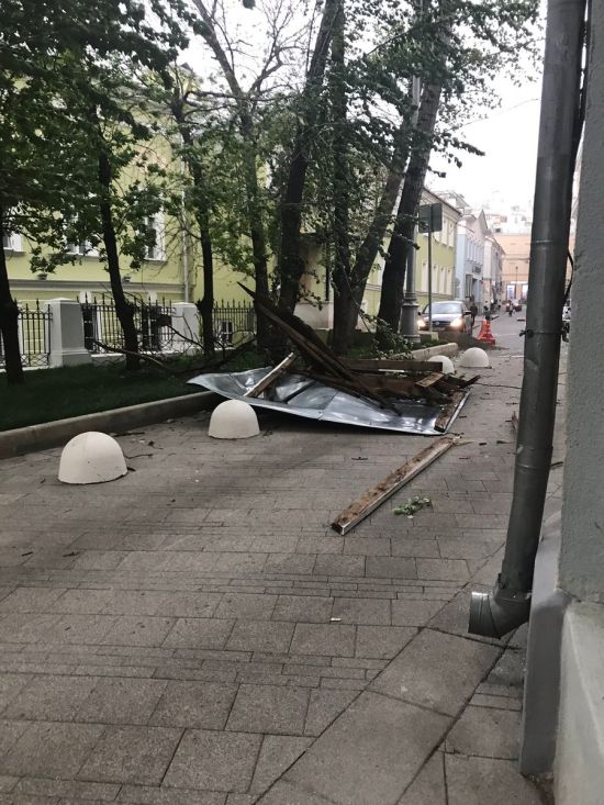 На Москву обрушился ураган