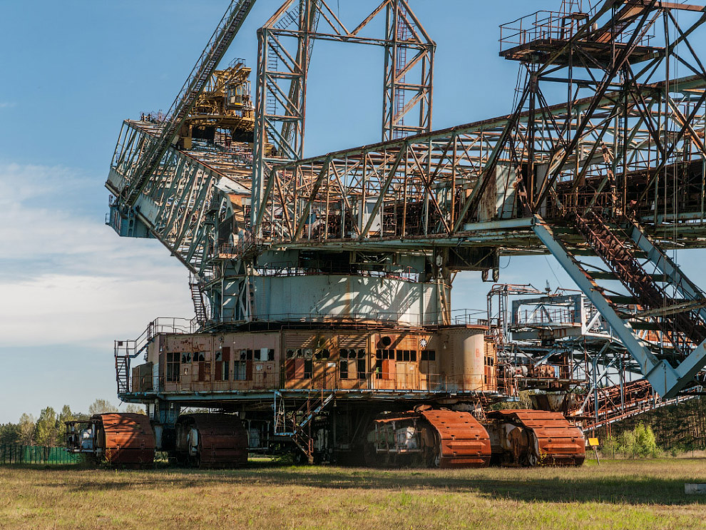 Заброшенный экскаватор Bagger 258 Заброшенный экскаватор Bagger 258