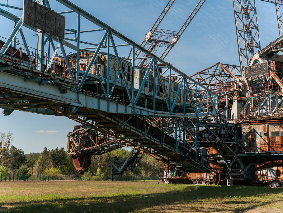 Заброшенный экскаватор Bagger 258 Заброшенный экскаватор Bagger 258