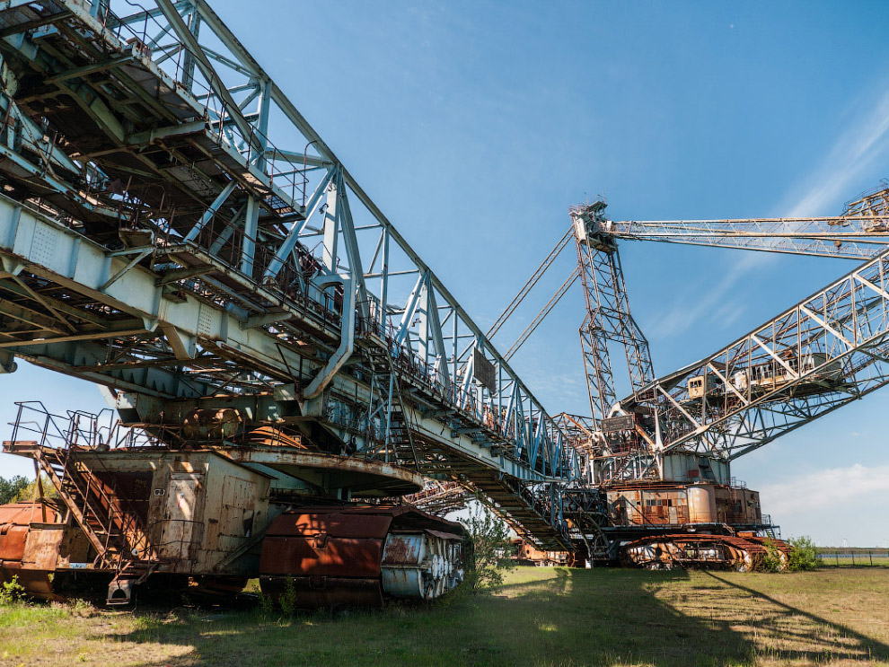 Заброшенный экскаватор Bagger 258 Заброшенный экскаватор Bagger 258
