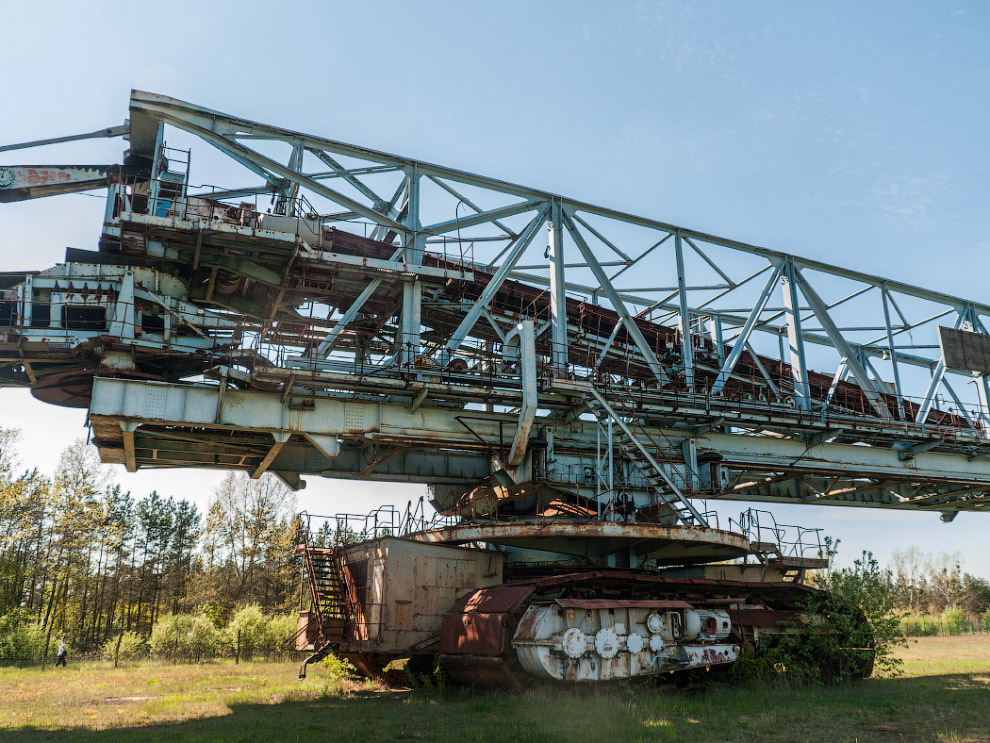 Заброшенный экскаватор Bagger 258 Заброшенный экскаватор Bagger 258