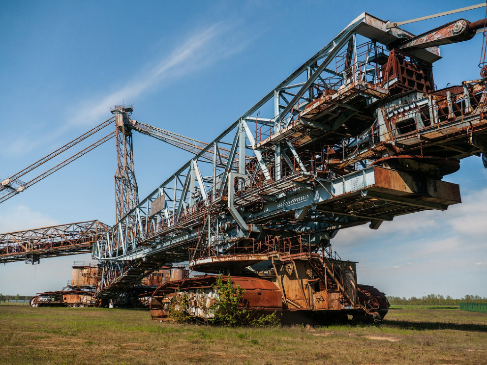 Заброшенный экскаватор Bagger 258 Заброшенный экскаватор Bagger 258