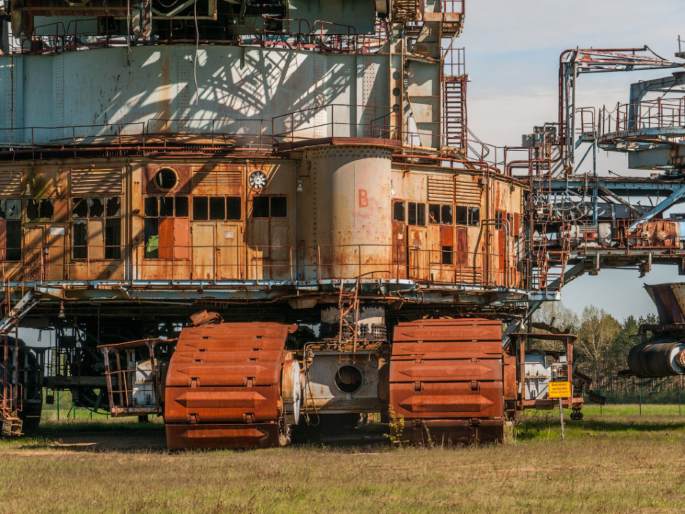 Заброшенный экскаватор Bagger 258 Заброшенный экскаватор Bagger 258