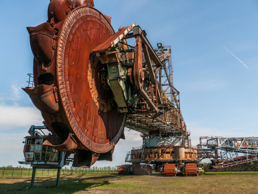 Заброшенный экскаватор Bagger 258 Заброшенный экскаватор Bagger 258