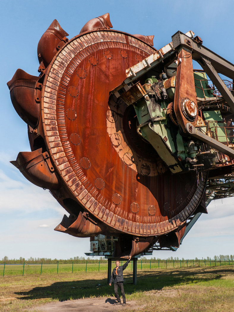 Заброшенный экскаватор Bagger 258 Заброшенный экскаватор Bagger 258