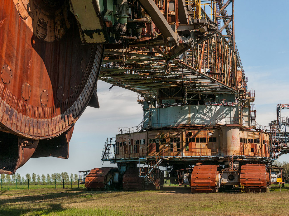 Заброшенный экскаватор Bagger 258 Заброшенный экскаватор Bagger 258