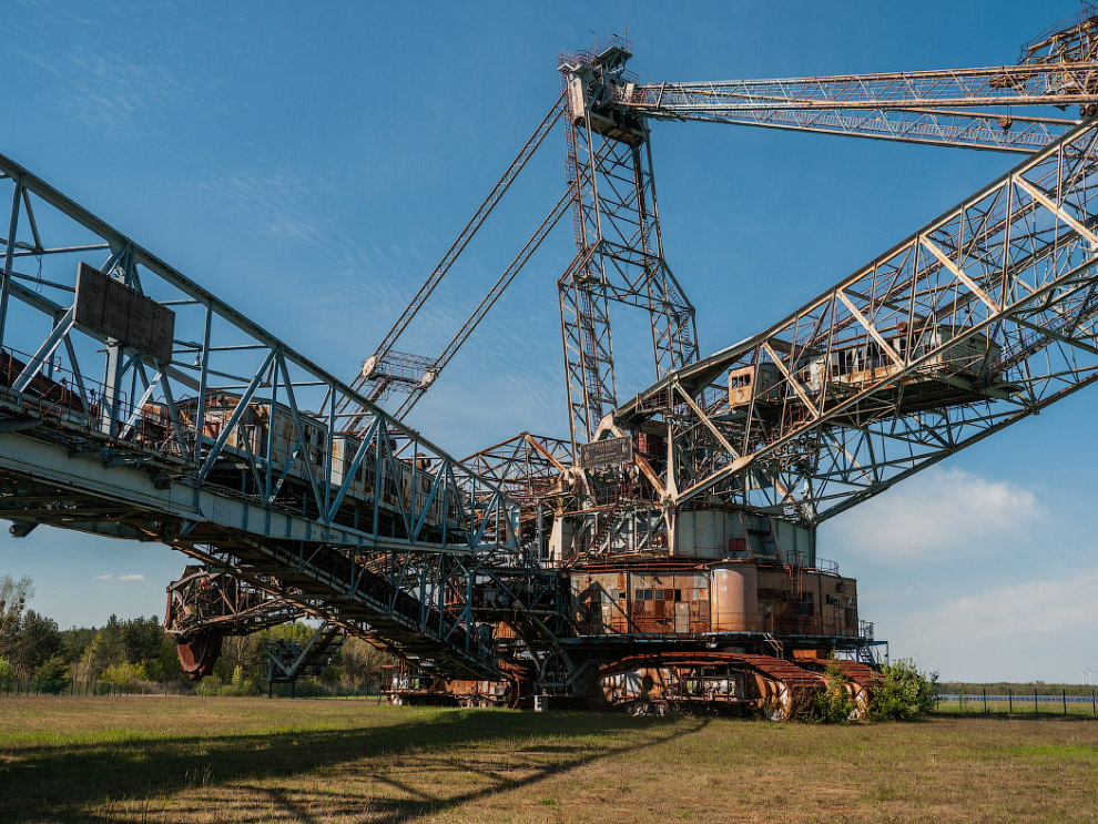 Заброшенный экскаватор Bagger 258 Заброшенный экскаватор Bagger 258